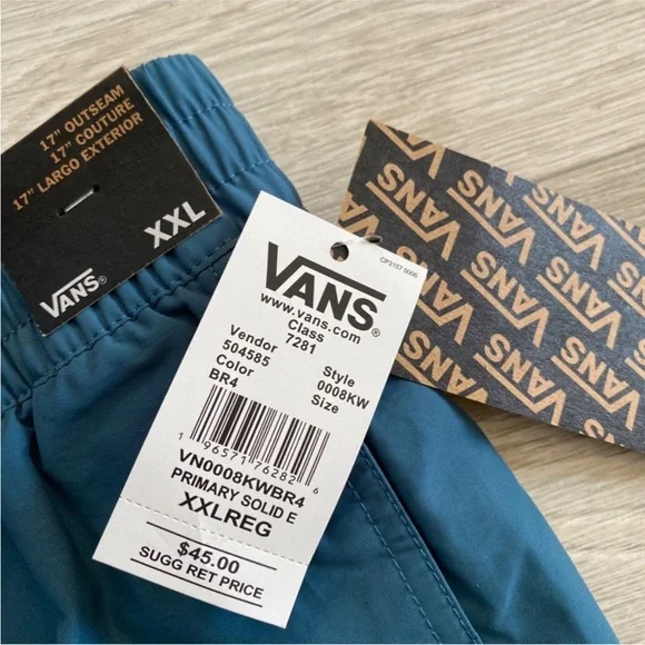 NEW ~ VANS ~ Off the Wall ~NWT
Board Short XXL~ TEAL ~ MSRP $45 - Picture 7 of 9